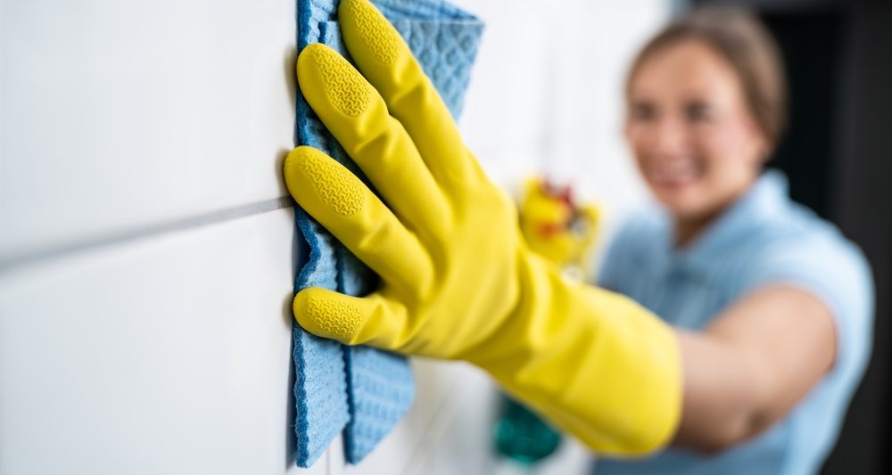 How to clean tile grout