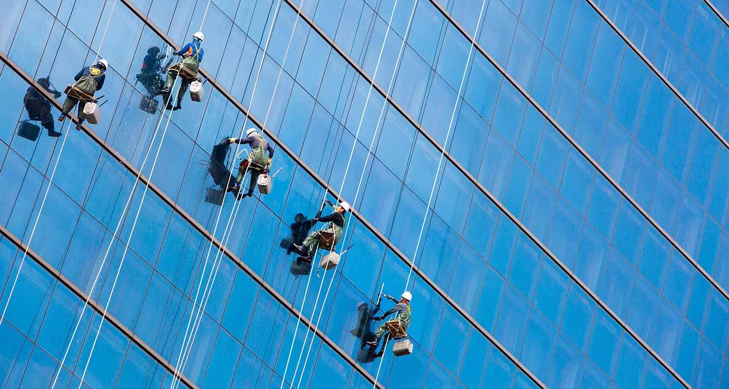 high rise window cleaning